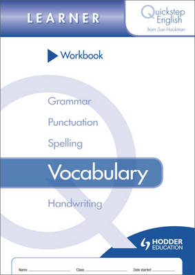Quickstep English Workbook Vocabulary Learner Stage