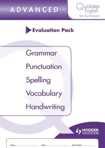 Quickstep English Advanced Stage Evaluation Pack