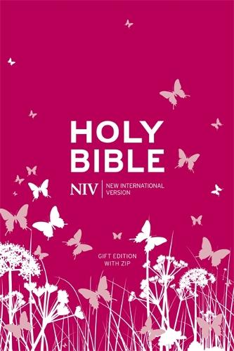 NIV Tiny Pink Soft-Tone Bible with Zip