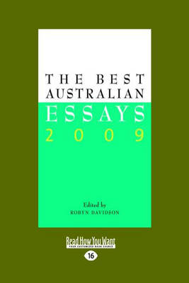 The Best Australian Essays 2009