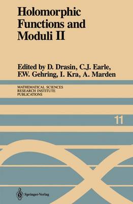 Holomorphic Functions and Moduli II