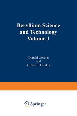 Beryllium Science and Technology