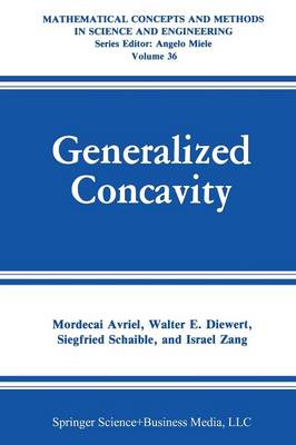 Generalized Concavity