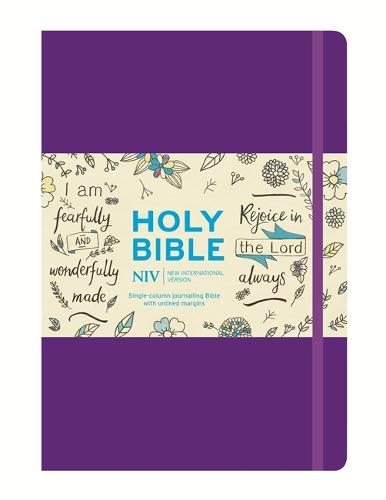 NIV Purple Single-Column Journalling Bible