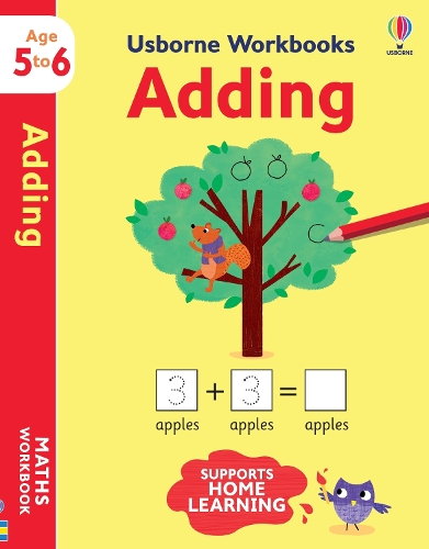 Usborne Workbooks Adding 5-6 by Holly Bathie