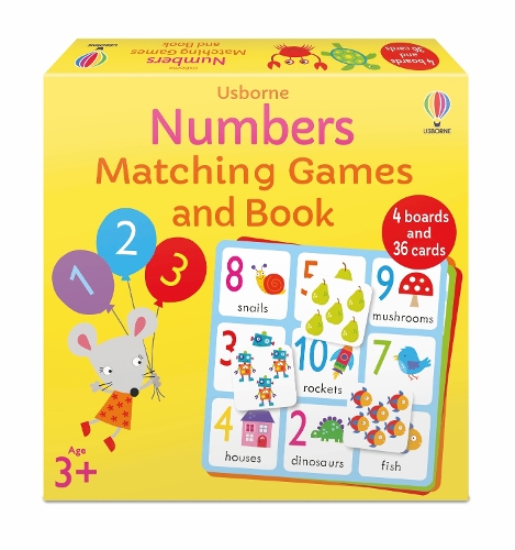 Image of Numbers Matching Games and Book