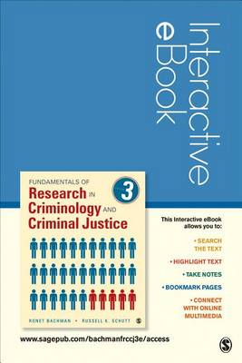 Fundamentals of Research in Criminology and Criminal Justice, Interactive eBook