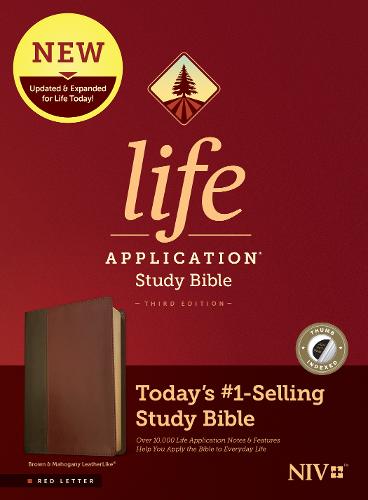 NIV Life Application Study Bible, Third Edition, Brown