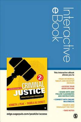 Introduction to Criminal Justice Interactive eBook Student Version