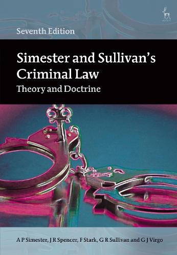 Simester and Sullivan’s Criminal Law