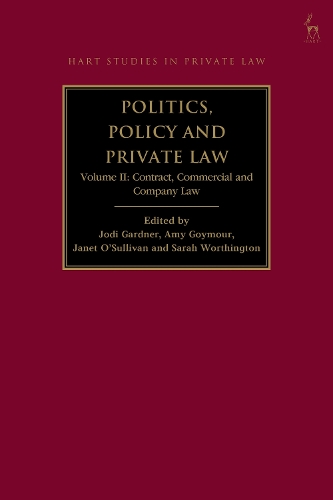 Politics, Policy and Private Law, Volume II