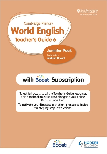 Cambridge Primary World English Teacher's Guide Stage 6 with Boost Subscription