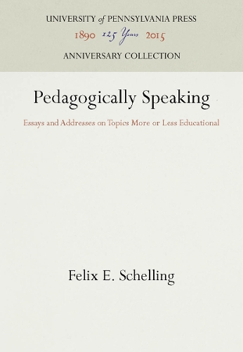 Pedagogically Speaking
