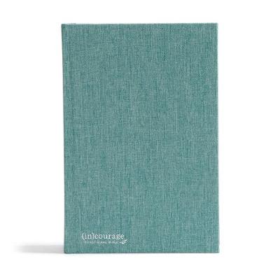 CSB (in)courage Devotional Bible, Green Cloth Over Board Indexed