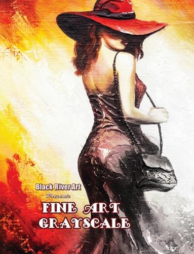 Fine Art Grayscale Coloring Book