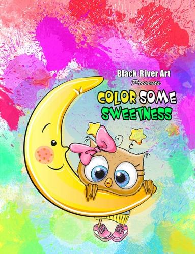 Color Some Sweetness Grayscale Coloring Book