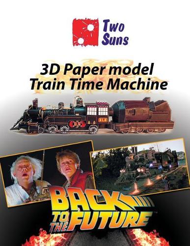 3D Paper Model Train Time Machine