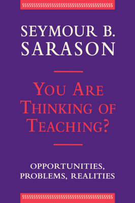 You Are Thinking of Teaching?