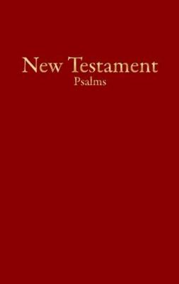 KJV Economy New Testament with Psalms, Burgundy Imitation Leather