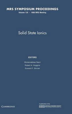 Solid State Ionics: Volume 135