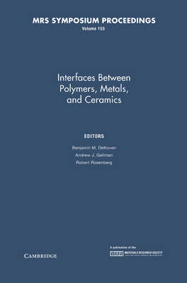 Interfaces between Polymers, Metals, and Ceramics: Volume 153