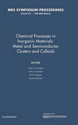 Chemical Processes in Inorganic Materials: Volume 272