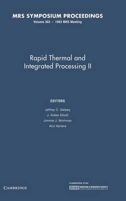 Rapid Thermal and Integrated Processing II: Volume 303