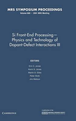 Si Front-End Processing