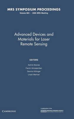 Advanced Devices and Materials for Laser Remote Sensing: Volume 883