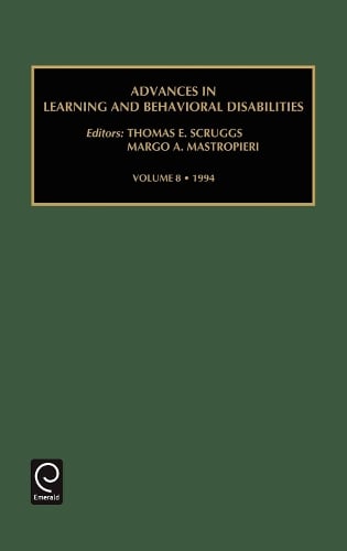 Advances in Learning and Behavioural Disabilities