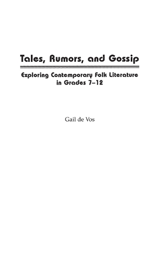 Tales, Rumors, and Gossip