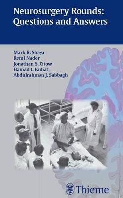 Neurosurgery Rounds: Questions and Answers