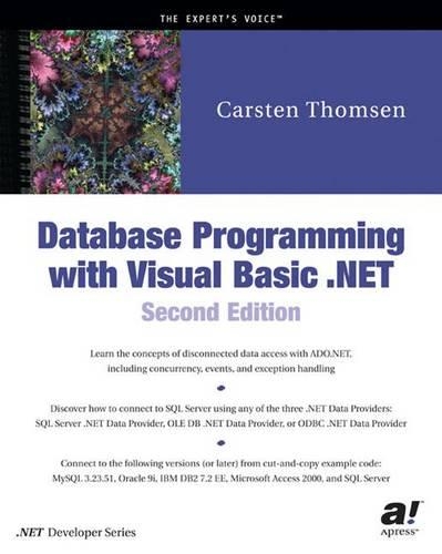 Database Programming with Visual Basic .NET