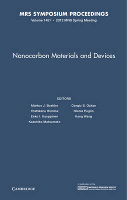 Nanocarbon Materials and Devices: Volume 1451