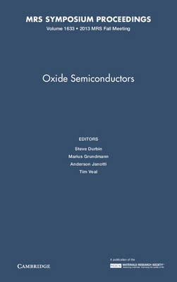Oxide Semiconductors: Volume 1633