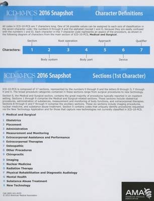 ICD-10-CM 2016 Snapshot Coding Card Collection