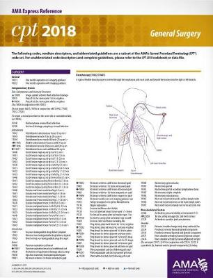 CPT (R) 2018 Express Reference Coding Cards: General Surgery