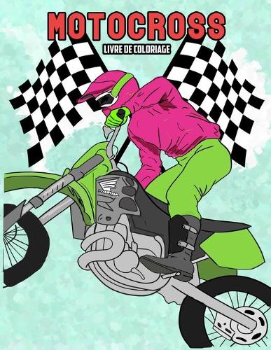 Motocross Livre de Coloriage