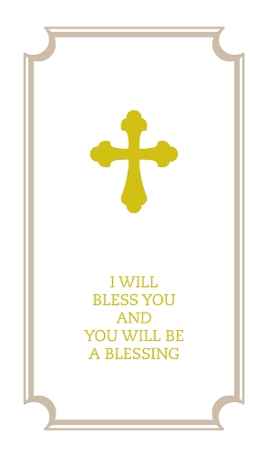 I Will Bless You and You Will Be a Blessing, Commemorative Wedding Booklet, Gift Edition