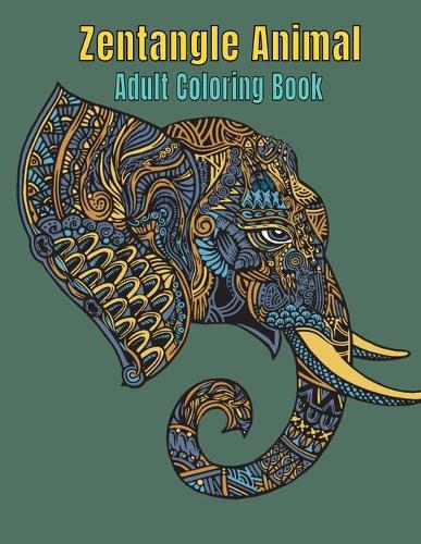 Zentangle Animal Adult Coloring Book