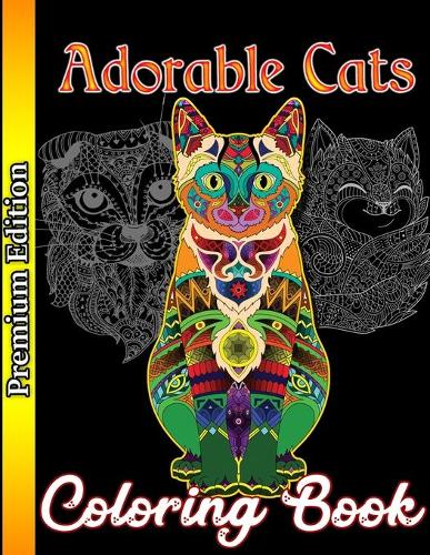 Adorable Cats Coloring Book