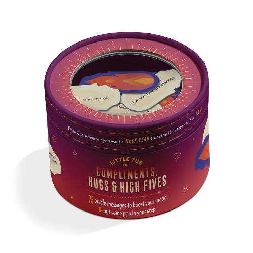 Knock Knock Compliments, Hugs & High Fives Oracle Tub