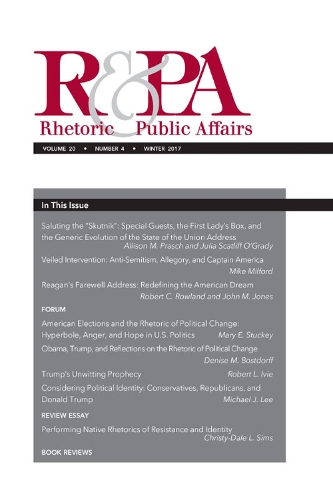 Rhetoric & Public Affairs 20, No. 4