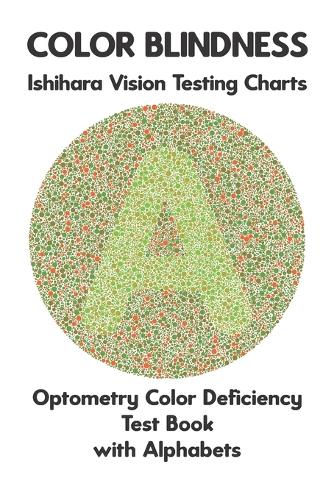 Color Blindness Ishihara Vision Testing Charts Optometry Color Deficiency Test Book With Alphabets