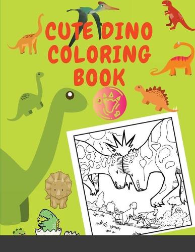 Cute Dino Coloring Book