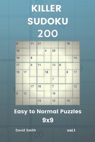 Killer Sudoku - 200 Easy to Normal Puzzles 9x9 vol.1