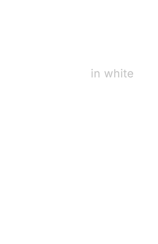 in white