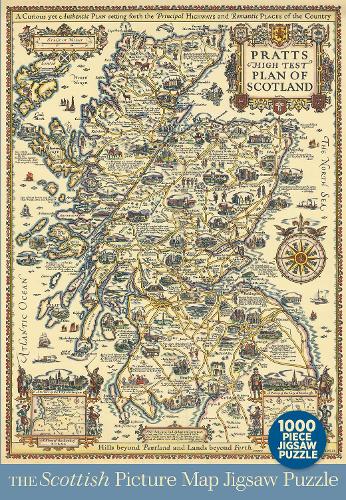 Image of The Scottish Picture Map 1000 Piece Jigsaw Puzzle