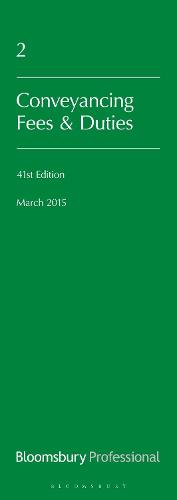 Lawyers' Costs and Fees: Conveyancing Fees and Duties