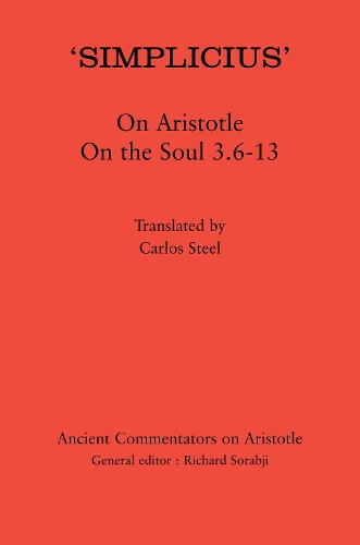 ‘Simplicius’: On Aristotle On the Soul 3.6-13